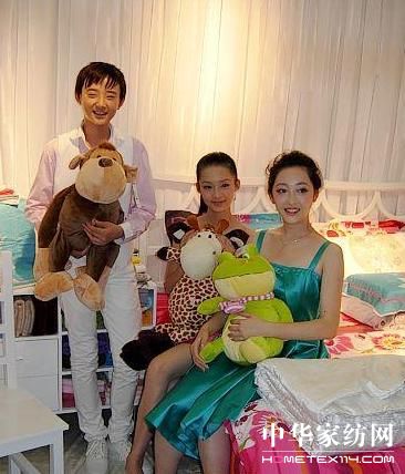 新紅樓夢寶黛釵亮相上海家紡展